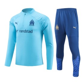 Olympique de Marseille Quarter Zip Sudadera De Entrenamiento 2023-24 Azul - Hombre
